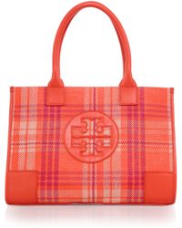 ella plaid tote