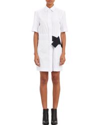 Paco Rabanne Belted Shirtdress - Lyst