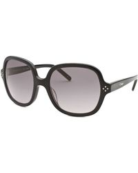 Chloé Women'S Square Black Sunglasses - Lyst