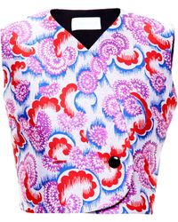 OSMAN Abstract Jacquard Top - Lyst