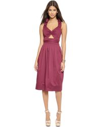 Jill Stuart Tanya Halter Dress - Chalk - Lyst