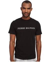 Balmain Logo Tee - Lyst