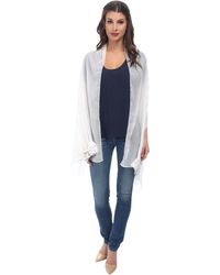 Betsey Johnson Blue By Betsey Tuxedo Bow Pleated Wrap - Lyst
