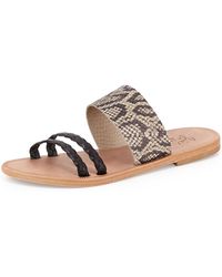 Joie Diani Three-Strap Slide - Lyst