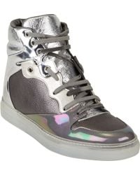 Balenciaga Metallic Multi-Material Sneakers - Lyst