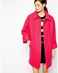 Helene Berman Helen Berman Vintage Coat With Cuffed Sleeves - Lyst