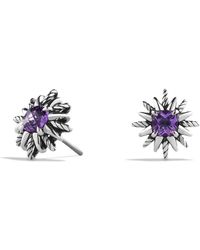 David Yurman Starburst Earrings With Amethyst - Lyst