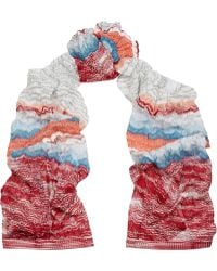 Missoni Crochet-Knit Scarf - Lyst