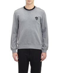 Alexander McQueen Skull-Embroidered Sweatshirt - Lyst