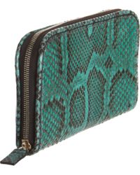 Zagliani Python Zip Around Wallet - Lyst