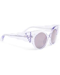 Jeremy Scott Acetate Wing Glasses - Lyst