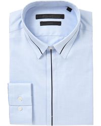 Kenneth Cole Carman Contrast Insert Panel Detail Shirt - Lyst