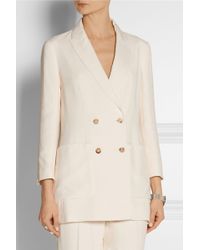 The Row Maguire Double-Breasted Shantung Blazer - Lyst