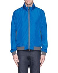 Armani Retractable Hood Packable Blouson Jacket - Lyst