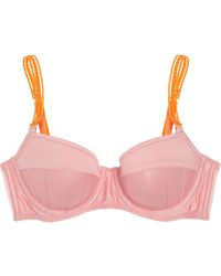 Stella McCartney Cherie Sneezing Crepe Balconette Bra - Lyst