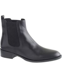 j crew black chelsea boot