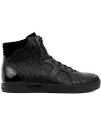 Y-3 Rydge High-Top Leather Trainers - Lyst
