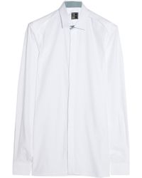1205 Loop Rib-Paneled Cotton Shirt - Lyst