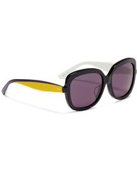 Dior Curve Temple Acetate Sunglasses - Lyst