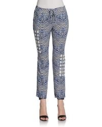 Sachin & Babi Aster Printed Drawstring Pants - Lyst