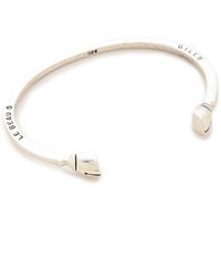 Giles & Brother Mini Pied De Biche Bracelet - Silver Ox - Lyst