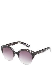 Topshop Curve Soft Clubmaster Sunglasses - Lyst