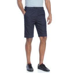 Garbstore Navy Bmx Dot Print Shorts - Lyst