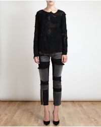 Junya Watanabe Draped Collage Jumper - Lyst