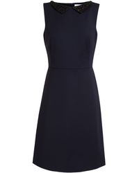OSMAN Beaded Collar Dress - Lyst
