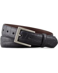 W.kleinberg Matte Alligator Belt - Lyst