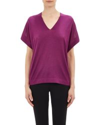 Derek Lam Mesh-Print Back Sweater - Lyst