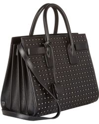 saint laurent studded sac de jour