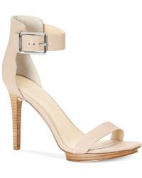 Calvin Klein Women'S Vivian High Heel Sandals - Lyst