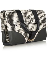 Jason Wu Hanne Printed Leather Clutch - Lyst
