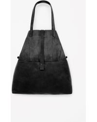 cos soft leather shoulder bag