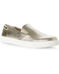 Kenneth Cole Reaction Light Gold Salt King Sneakers - Lyst