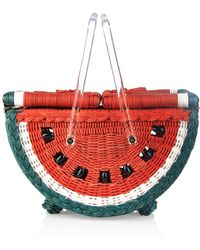 Charlotte Olympia Watermelon Basket Bag - Lyst