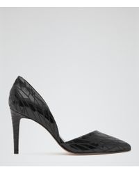 reiss black heels