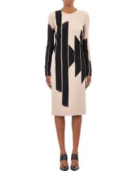 Bottega Veneta Abstract Block-Print Dress - Lyst