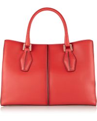 Tod's D-Cube Shopping Small Leather Tote - Lyst