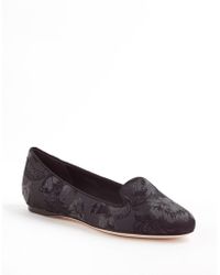 Vera Wang Lavender Hurley Smoking Flats - Lyst