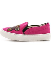 Markus Lupfer Monkey Slip On Sneakers - Pink - Lyst
