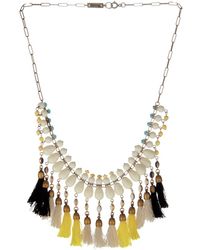 Isabel Marant Mild Bead And Tassel Necklace - Lyst