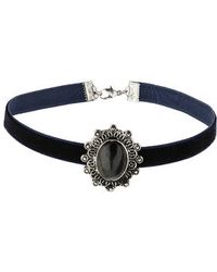 Topshop Freedom Found Velvet Choker - Lyst