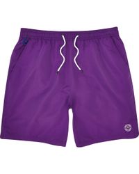 ralph lauren purple swim shorts