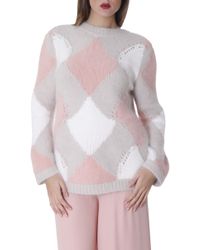 Ermanno Scervino Angora Blend Knit Sweater - Lyst