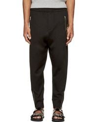 McQ by Alexander McQueen Black Logo Lounge Pants - Lyst