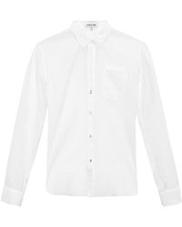 Elizabeth And James Carine Striped Sheer Shirt - Lyst