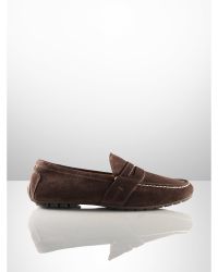 Ralph Lauren Hayward Suede Driver - Lyst