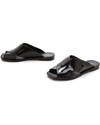 Melissa Sauce Crisscross Slides - Black - Lyst